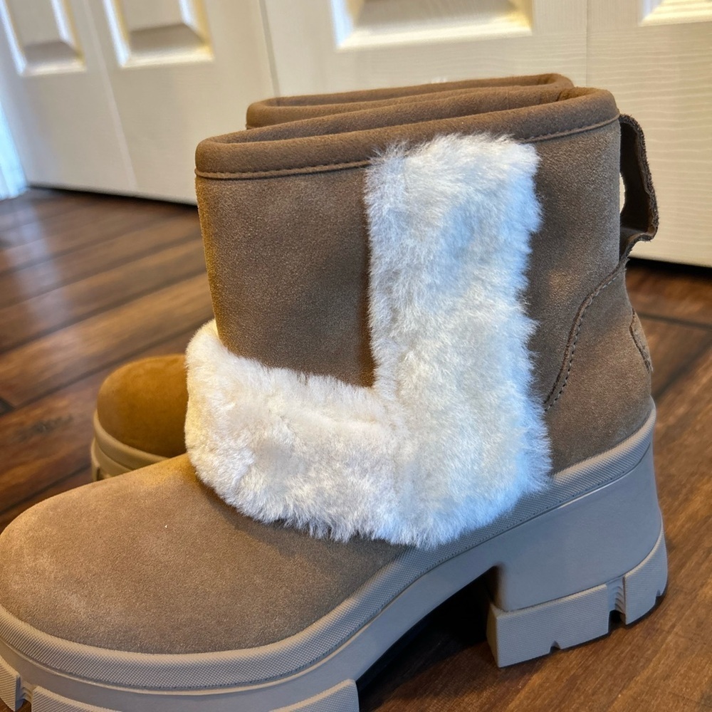 UGG Brooklyn Sunburst Women’s Platform Boots NEW - Picture 5 of 10